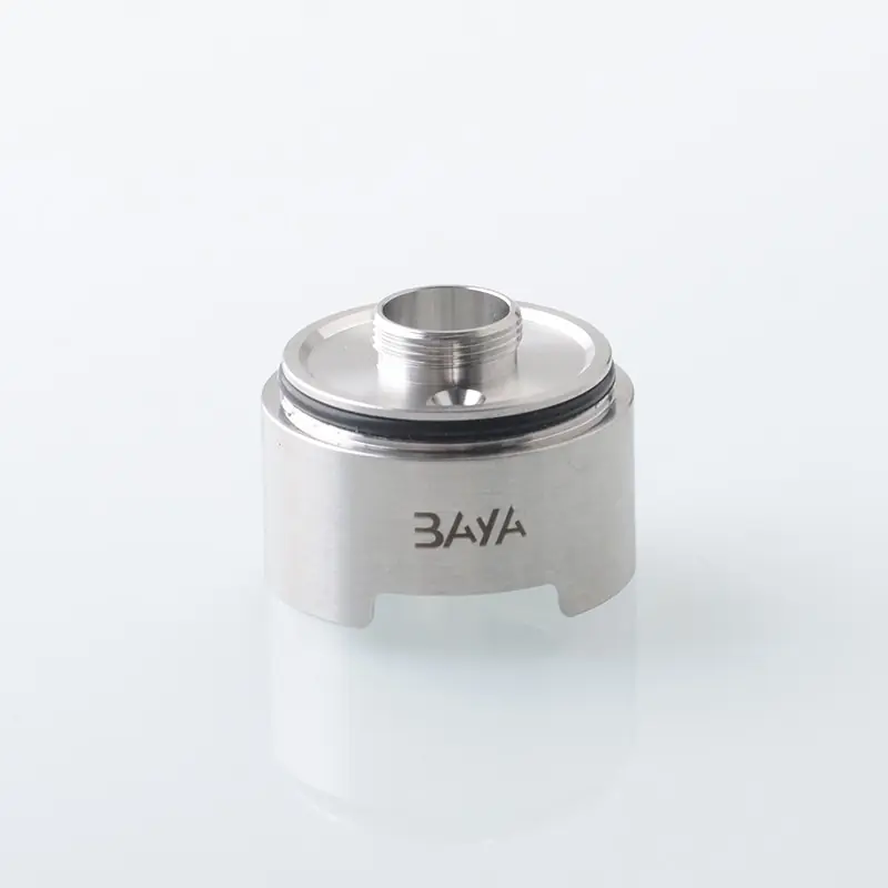 Rekavape Side-Air Kit for Baya Style RTA - Silver, 1 x Side-Air Chamber, 1 x Air Pin 0.9, 1.0, 1.2, 1.5, 2.0mm, 1 x Block Pin
