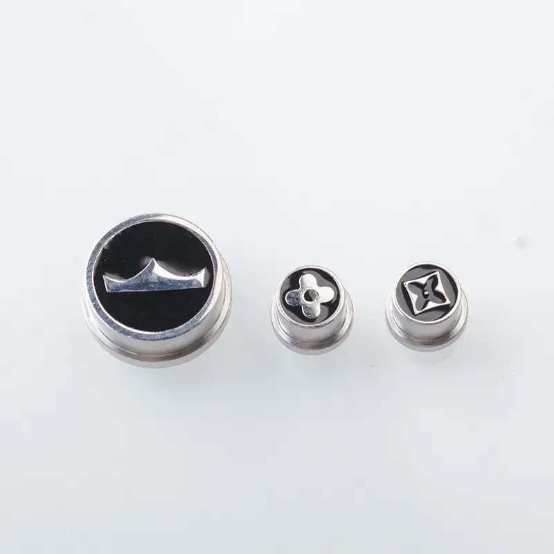 Rekavape Replacement Button Set for BMM.38 Aio Style Mod - Black, Monarchy Pattern (3 PCS)