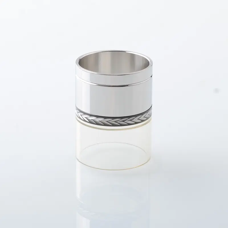 Rekavape Replacement Combi Olive Tank Tube for Diplomat Style RDL RTA / Diplomat Style MTL RTA - Silver + Silver, 316SS + PSU