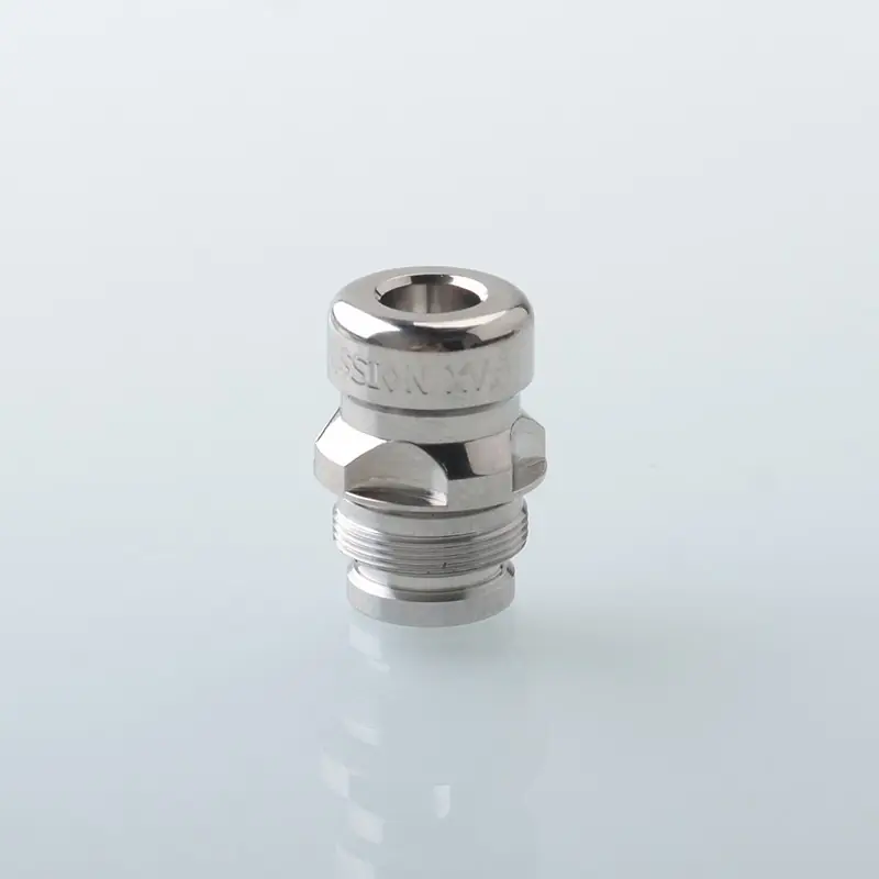 Mission Tips V2 Mini Nuke Style Drip Tip for dotMod dotAIO V1 / V2 Pod - Silver, SS + Titanium