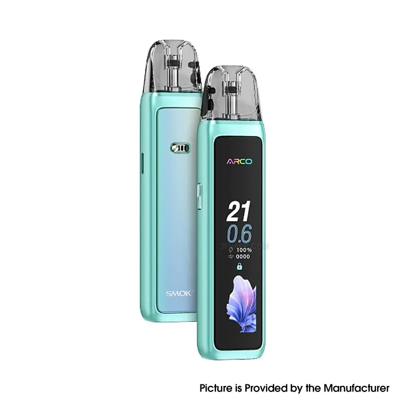 [Ships from Bonded Warehouse] Authentic SMOK ARCO MAX Pod System Kit - Mineral Green, 1300mAh, 2ml, 0.6ohm / 0.8ohm