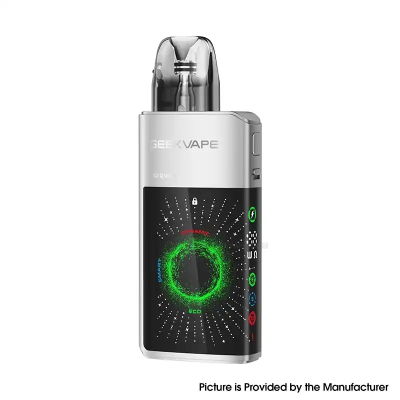 [Ships from Bonded Warehouse] Authentic GeekVape Digi Q Vista 35W Pod System Kit - Silver, 1600mAh, 3ml, 0.6ohm / 0.8ohm