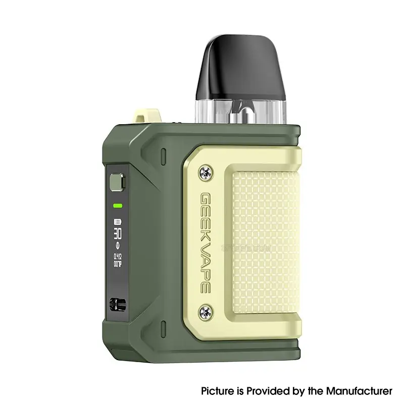 [Ships from Bonded Warehouse] Authentic GeekVape Aegis Hero Q 30W Pod Kit - Emerald Green, 1300mAh, 2ml, 0.6ohm / 0.8ohm