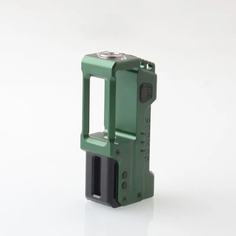 Authentic GD Mods D.Box V2 60W AIO Boro Mod - Green, VW 1~60W, 1 x 18650, YiHi SX600HL Chipset
