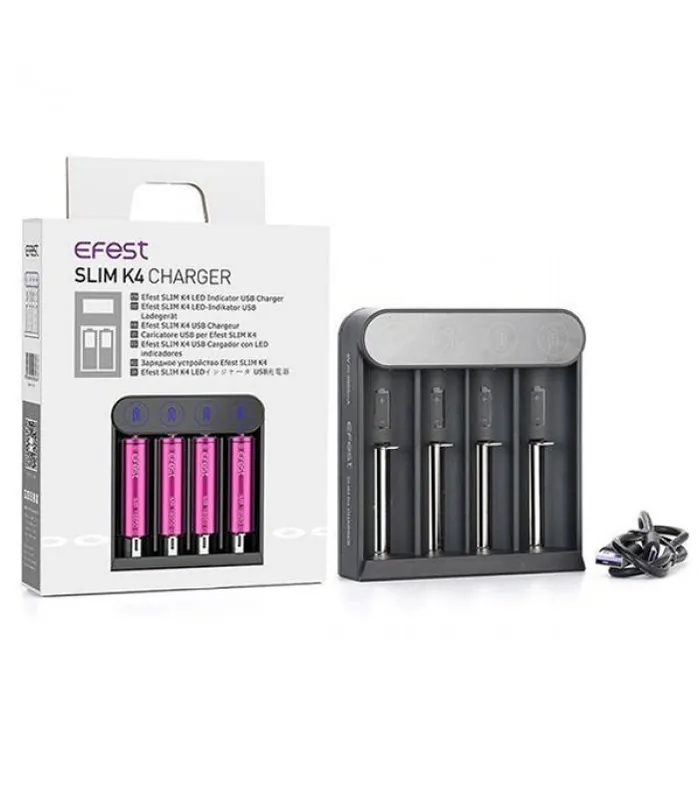 Efest Slim K4 Charger - Chargers