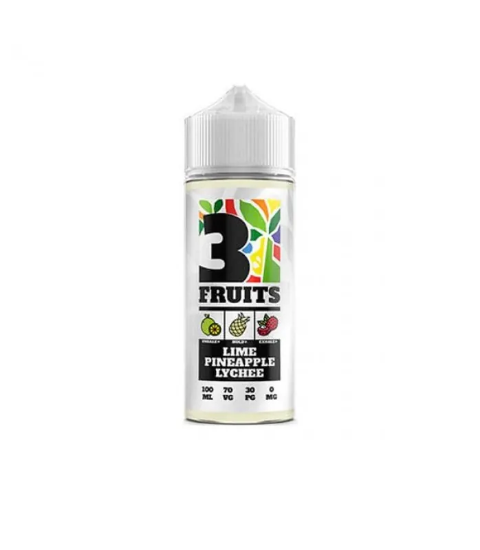 3 Fruits 100ml Shortfill 0mg (70VG/30PG) - E-liquids