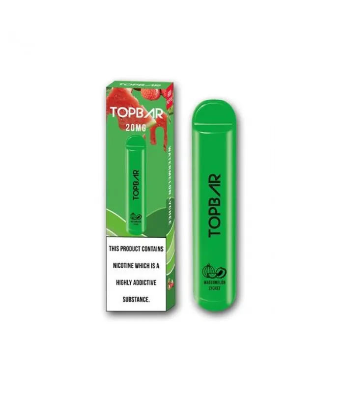 20mg Top Bar Disposable Vape Pod 600 Puffs - Vape Kits