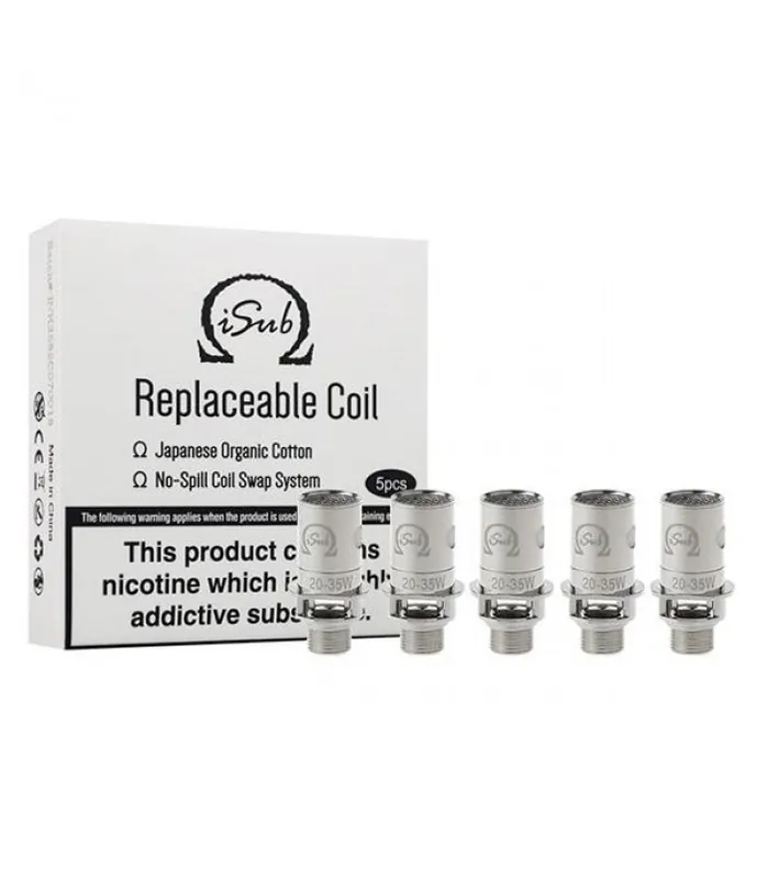 Innokin iSub Coil – 0.2/0.5/1.0/1.2/2.0 Ohm - Coils