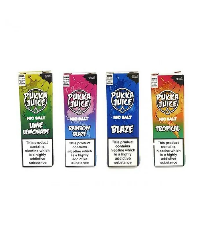 10MG Pukka Juice 10ML Flavoured Nic Salt (50VG/50PG) - Nic Shots & Salts