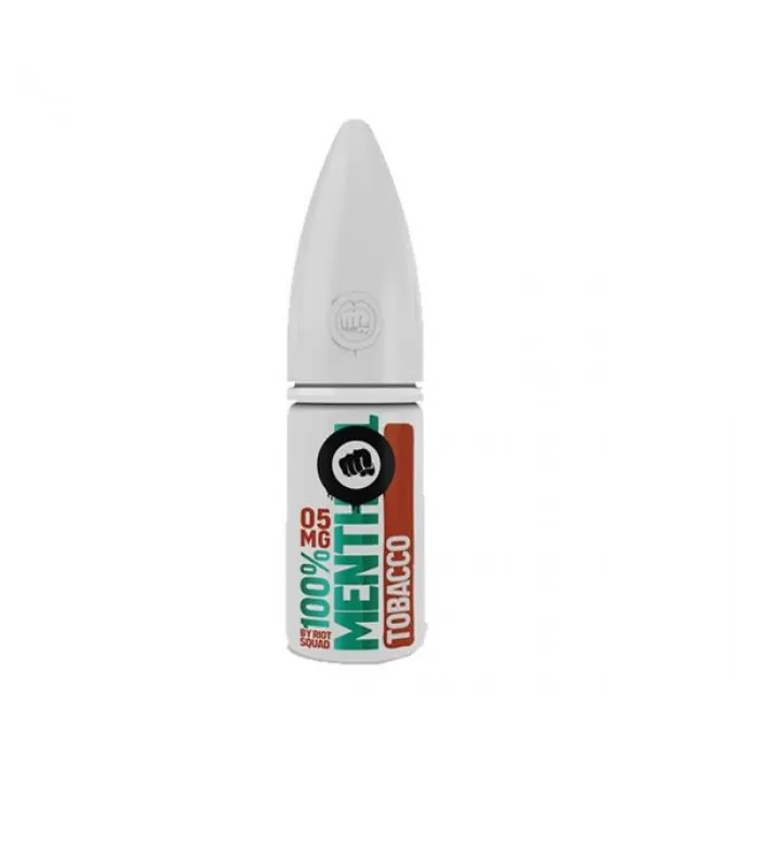 10mg Riot Squad 100% Menthol Range Nic Salts 10ml (50VG/50PG) - Nic Shots & Salts