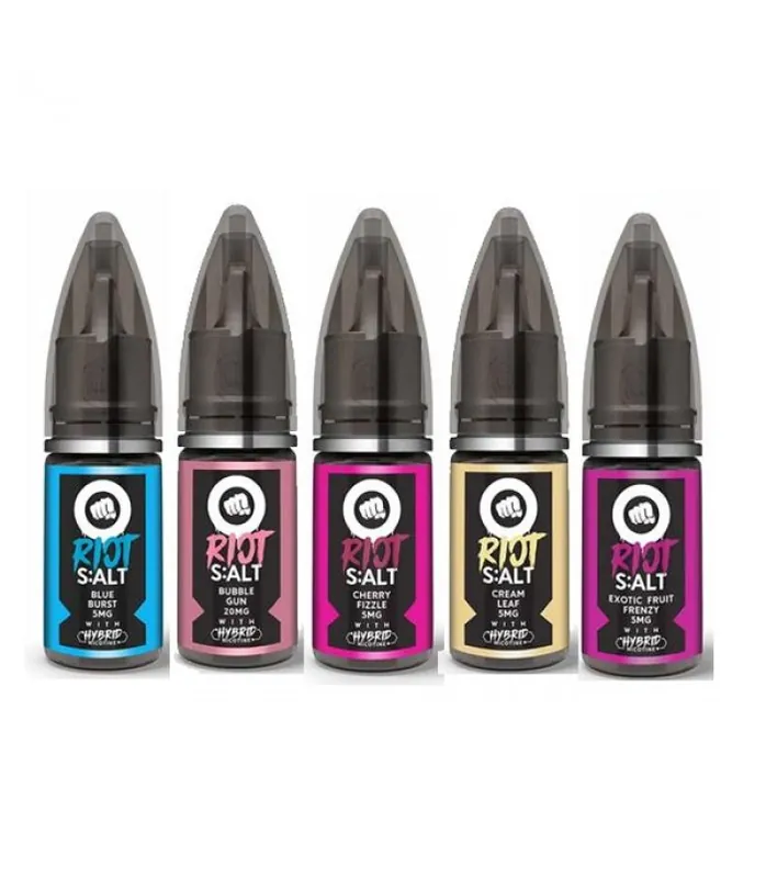 10mg Riot Squad Nic SALT 10ml (50VG/50PG) - Nic Shots & Salts