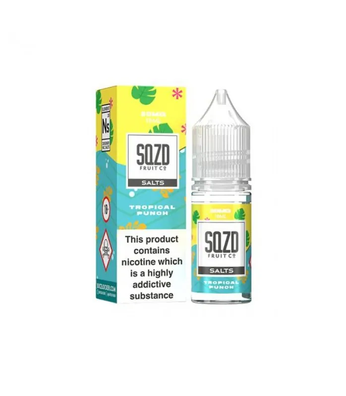 10mg Sqzd Flavoured Nic Salts 10ml (50VG/50PG) - Nic Shots & Salts