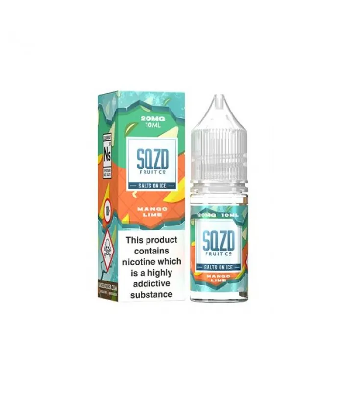 10mg Sqzd On Ice 10ml Nic Salts (50VG/50PG) - Nic Shots & Salts
