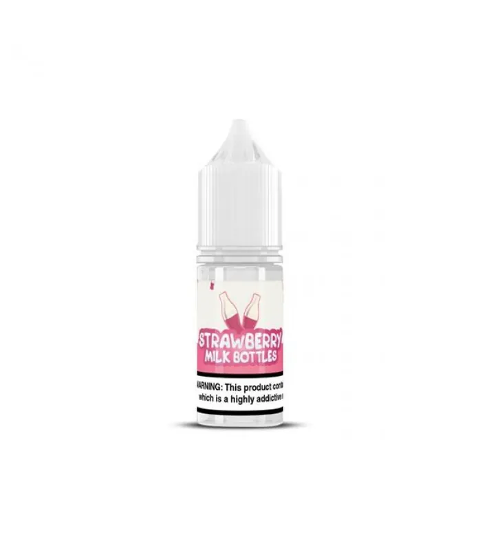 10MG Strawberry Nic Salts by Milk Bottles (50VG-50PG)