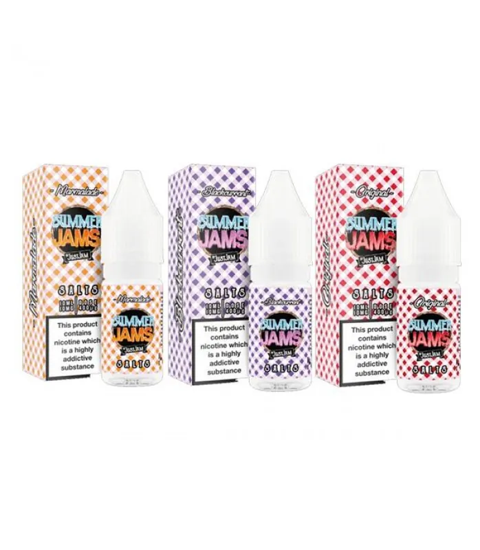 10mg Summer Jam by Just Jam 10ml Flavoured Nic Salt (50VG/50PG) - Nic Shots & Salts