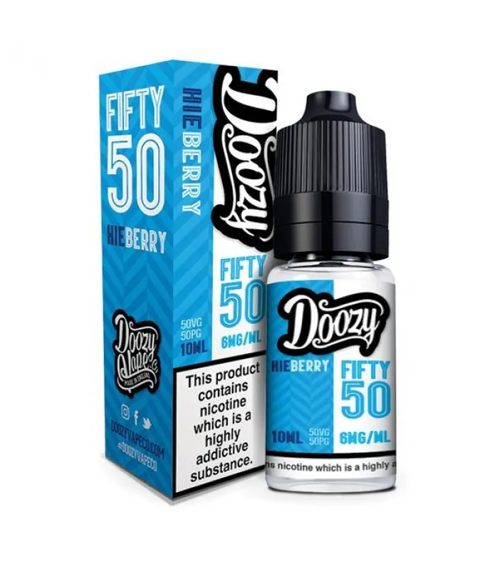 12MG Fifty:50 by Doozy Vape Co 10ml (50VG/50PG) - Nic Shots & Salts