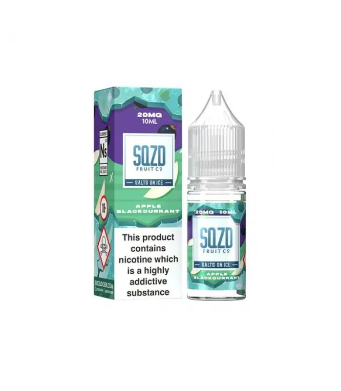 20mg Sqzd On Ice 10ml Nic Salts (50VG/50PG) - Nic Shots & Salts