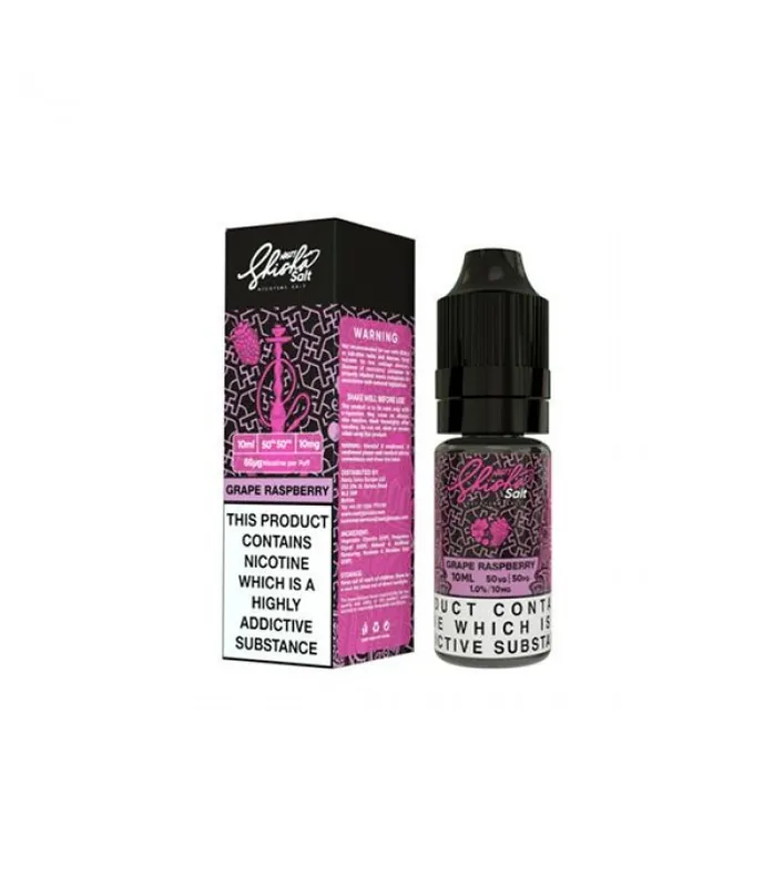 Nasty Shisha Salt 20mg 10ML Flavoured Nic Salt (50VG/50PG) - Nic Shots & Salts
