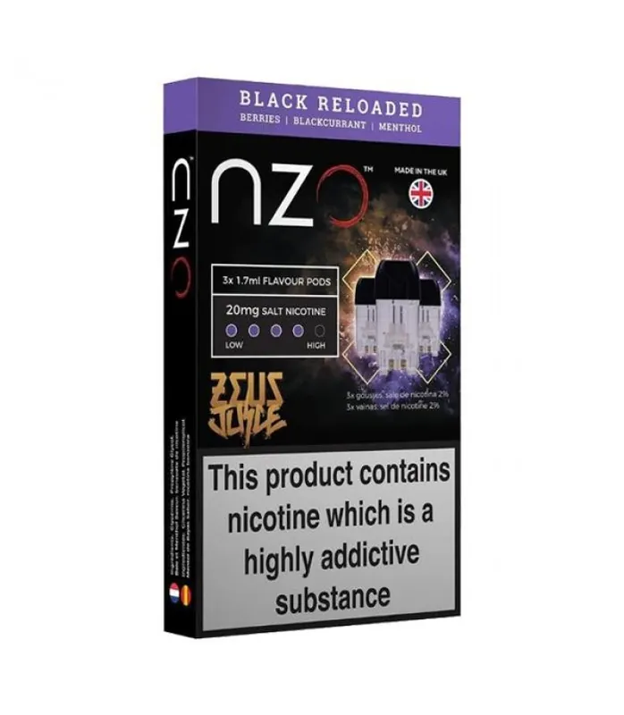 NZO 20mg Zeus Salt Cartridges with Red Liquids Nic Salt (50VG/50PG) - Nic Shots & Salts