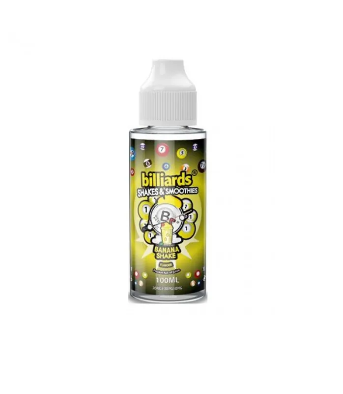 Billiards Shakes & Smoothies Range 100ml Shortfill 0mg (70VG/30PG) - E-liquids