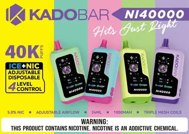 Kado Bar NI40000 Disposable