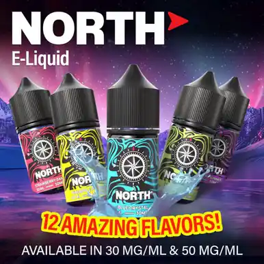 North Nicotine Salt E-Liquid 30ML - Miami Mint