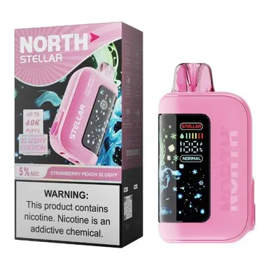 North Stellar Slushy Edition 40K Disposable - Strawberry Peach Slushy