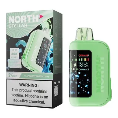North Stellar Slushy Edition 40K Disposable - Raspberry Lime Slushy