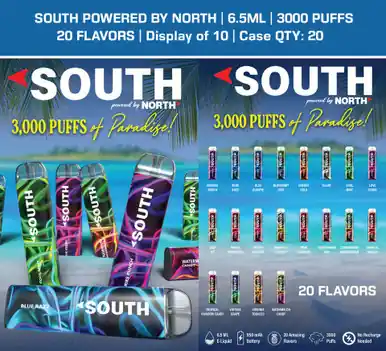 SOUTH 3000 by North - Blue Raspberry