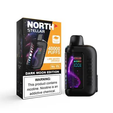 North Stellar Dark Moon Edition 40K Disposable - Lime Berry Orange