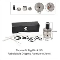 454 BIG BLOCK RDA (CLONE) SS - ECIG PARTS & ACCESSORIES
