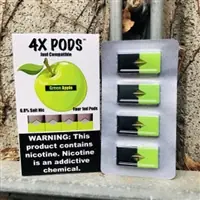 4X Pods 6.5% Salt Nic Juul Compatible - ECIG PARTS & ACCESSORIES