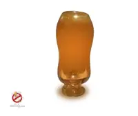 Amber 510 Glass Drip Tip - USA HANDMADE GLASS DRIP TIPS