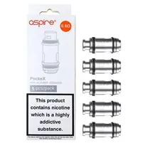 Aspire PockeX Replacement Coils- 5 Pack