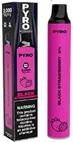 Black Strawberry Pyro Disposable | MOQ 10pc | 2000 Puffs | 6mL - BRANDS