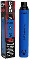 Red Energy Pyro Disposable | MOQ 10pc | 2000 Puffs | 6mL - BRANDS