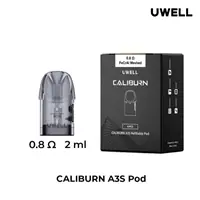 Uwell Caliburn A3S Replacement Pods - 4 Pack