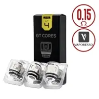 Vaporesso GT4 Core 0.15Ω Replacement Coils – 3 Pack - ECIG PARTS & ACCESSORIES