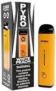 White Peach Pyro Disposable | MOQ 10pc | 3500 Puffs - BRANDS