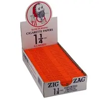 ZIG ZAG FRENCH ORANGE ROLLING PAPERS - BRANDS
