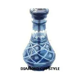 Diamond Cut Glass Base - Texas Hookah