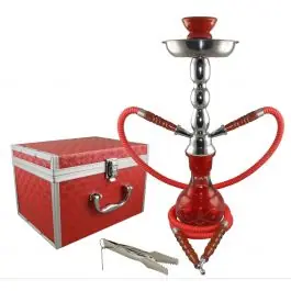 18" 2 Hose Junior Hookah with Case - Texas Hookah