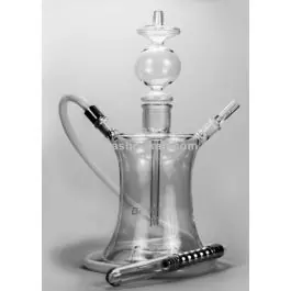 19" 1 Hose Deezer Tank Glass Hookah