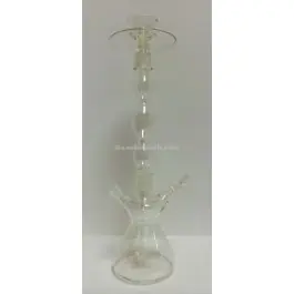 22" 1 Hose Deezer Invisible Glass Hookah