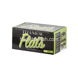 Titanium Flats Coconut Charcoals - HookahJohn