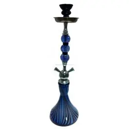 24" Pyramid Stripes Hookah - Texas Hookah