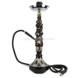 24" 1 Hose Skull Hookah with Case - Inhale