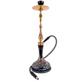 30" Sahara Brass Executive Hookah - Sahara Smoke