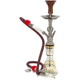 22" 1 Hose Safari Ball Khalil Mamoon Hookah - Khalil Maamoon