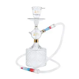 Mazaya All Glass Hookah with Case